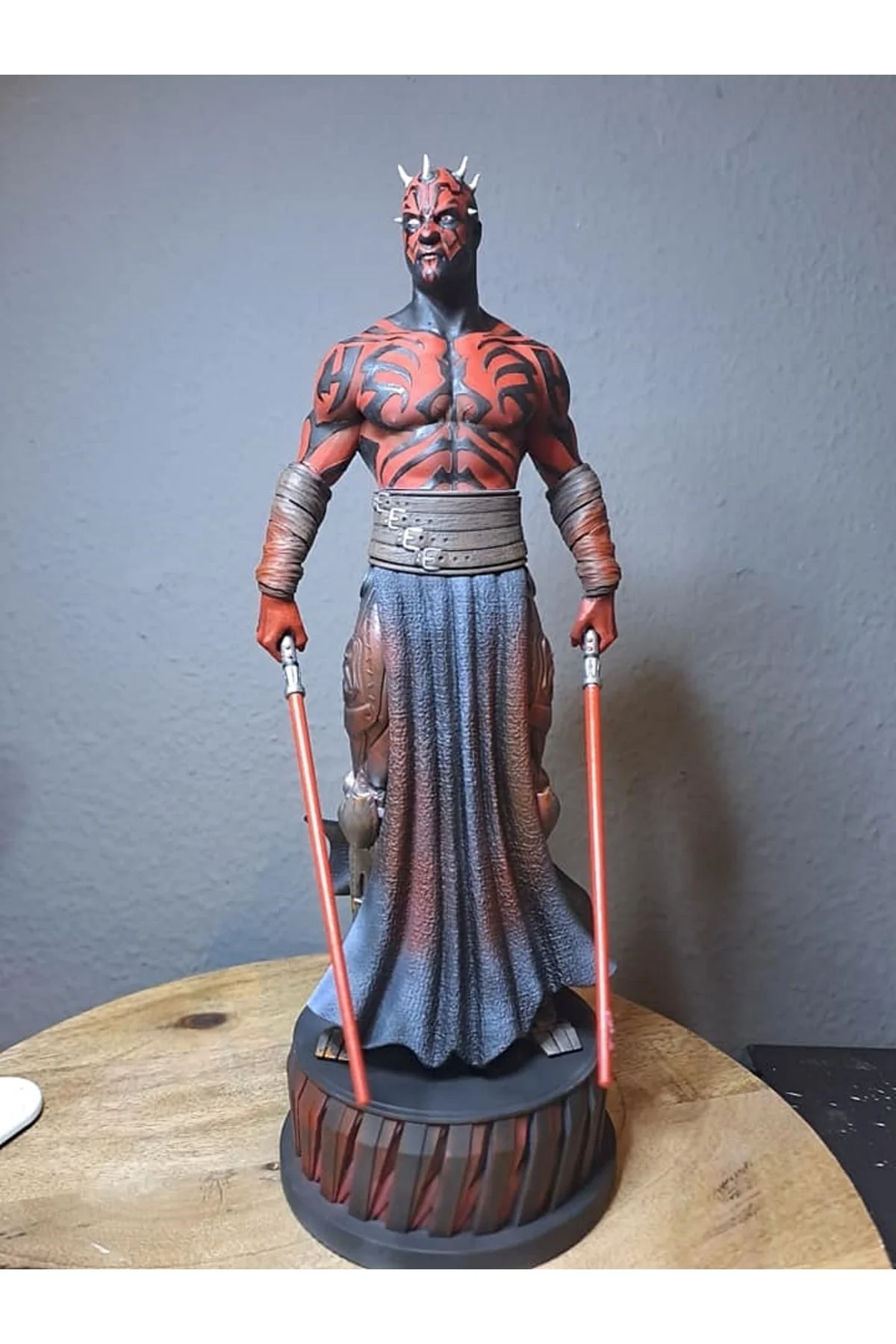 Darth Maul Son Düello Star Wars Boyalı Figür 30 Cm (BÜYÜK BOY)