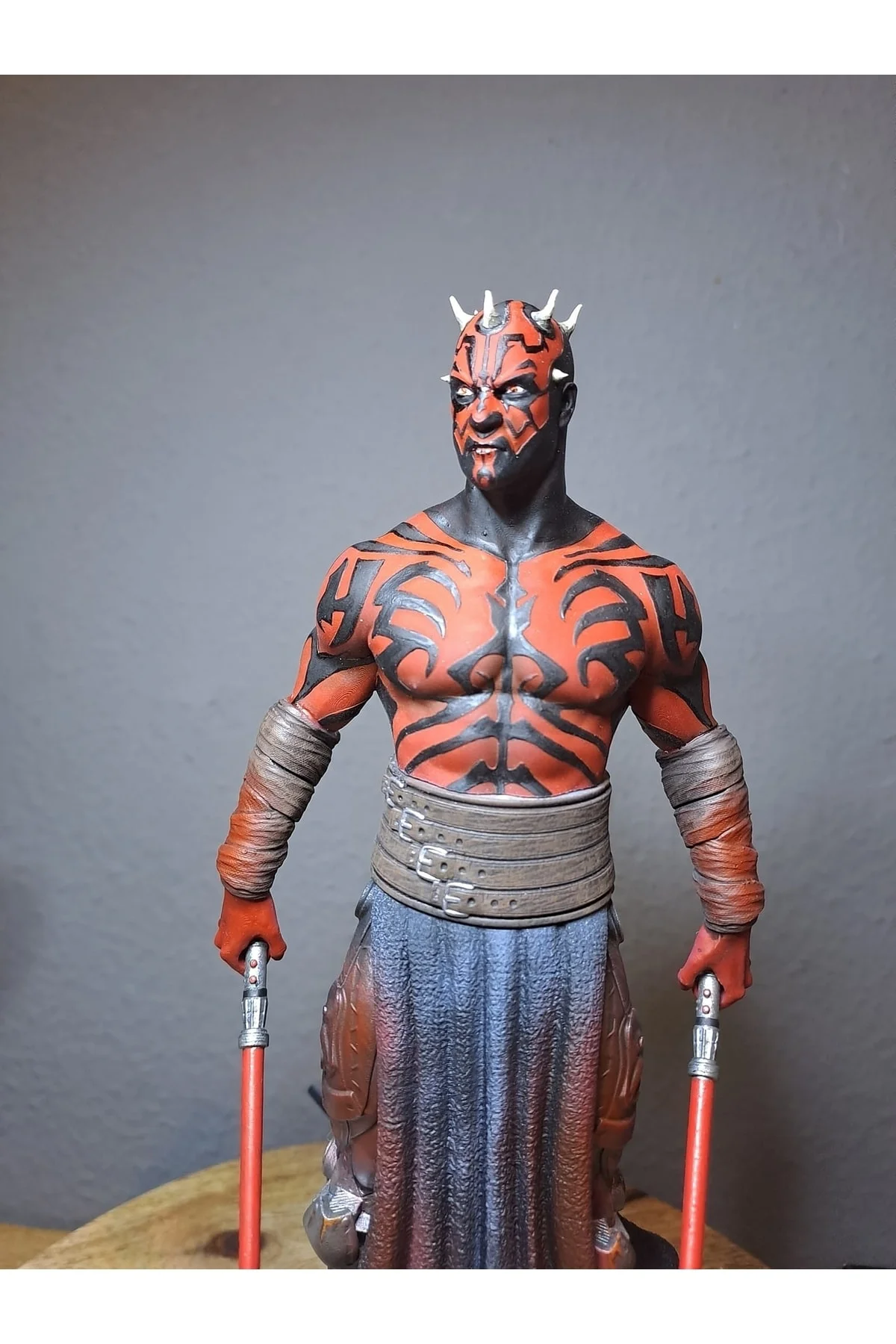 Darth Maul Son Düello Star Wars Boyalı Figür 30 Cm (BÜYÜK BOY)