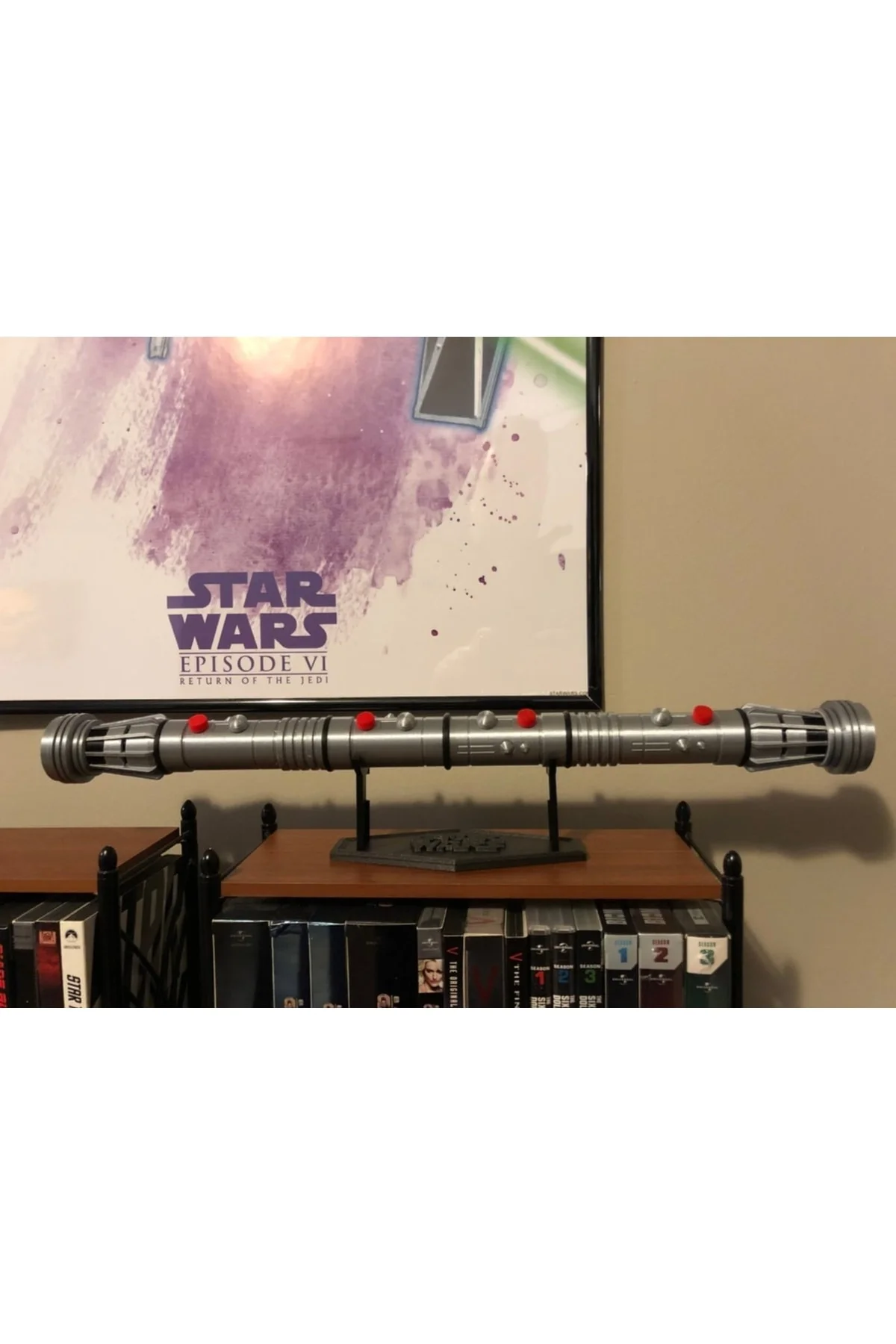 Darth Maul'un Işın Kılıcı Kabzası Star Wars (standlı)