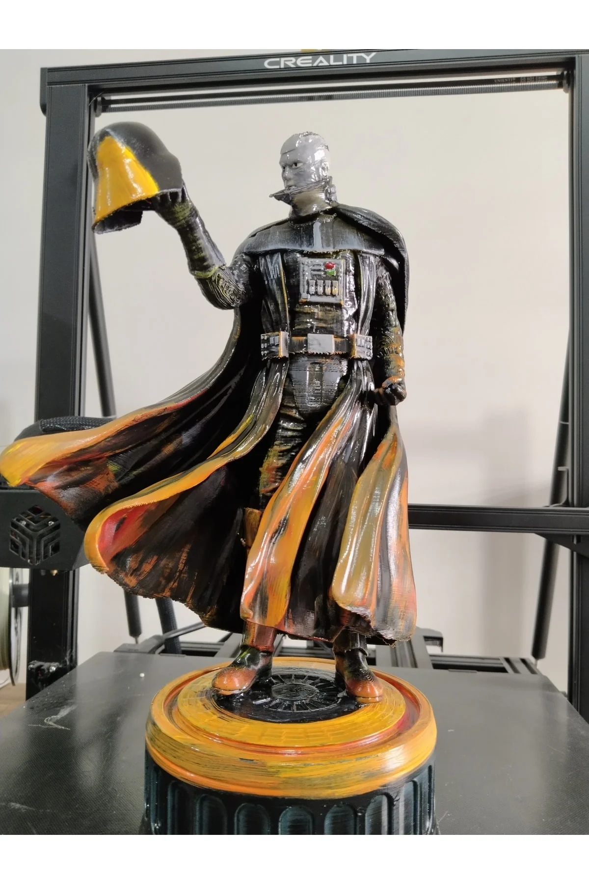 Darth Vader Karanlık Taraf Star Wars Boyalı Figür