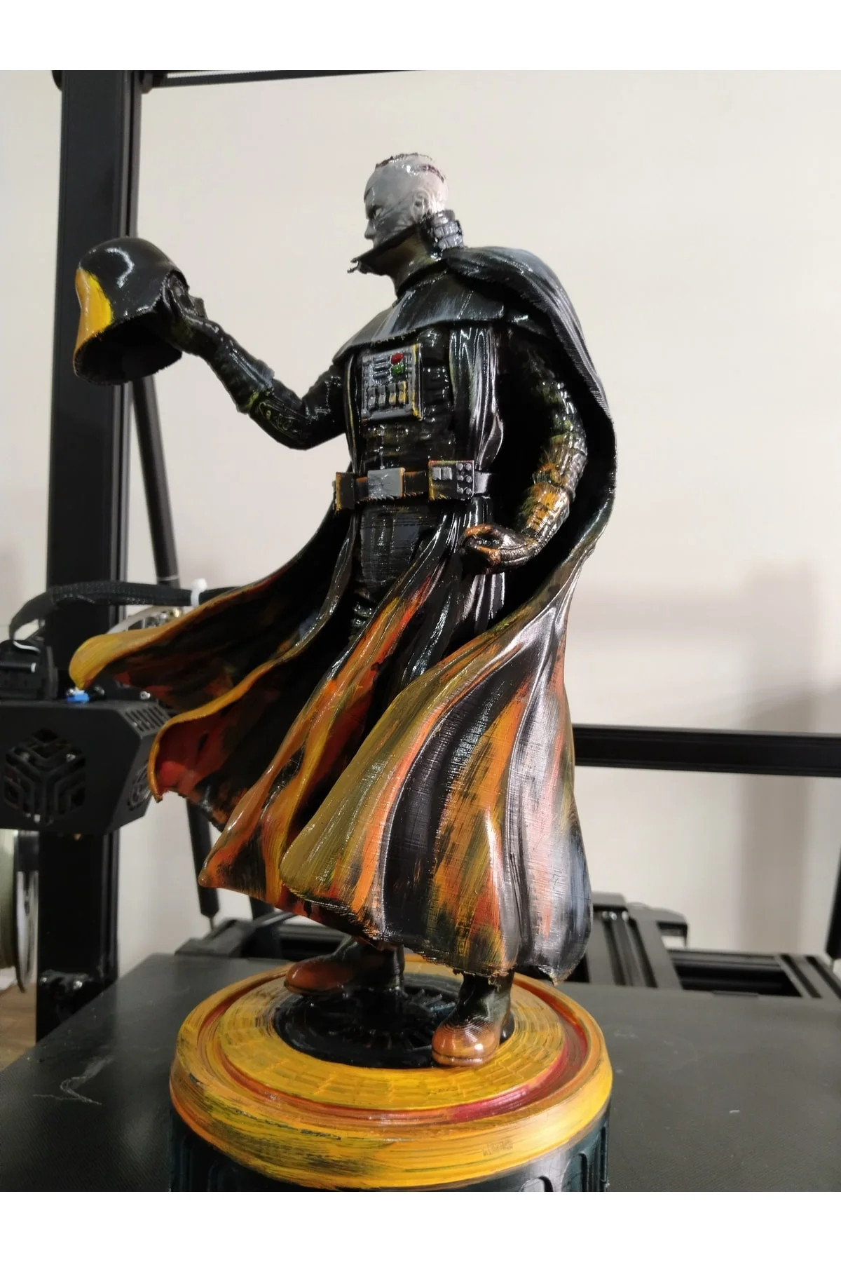 Darth Vader Karanlık Taraf Star Wars Boyalı Figür