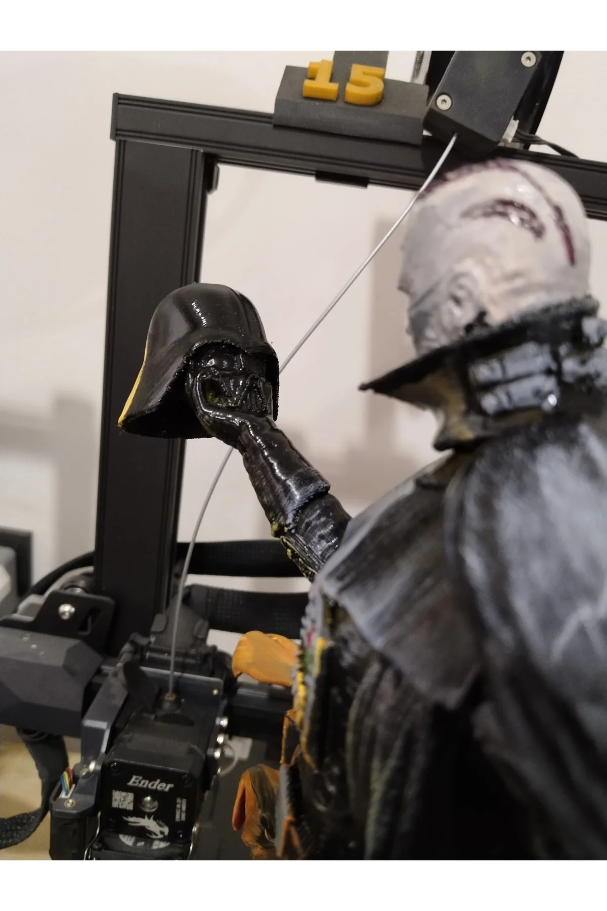 Darth Vader Karanlık Taraf Star Wars Boyalı Figür