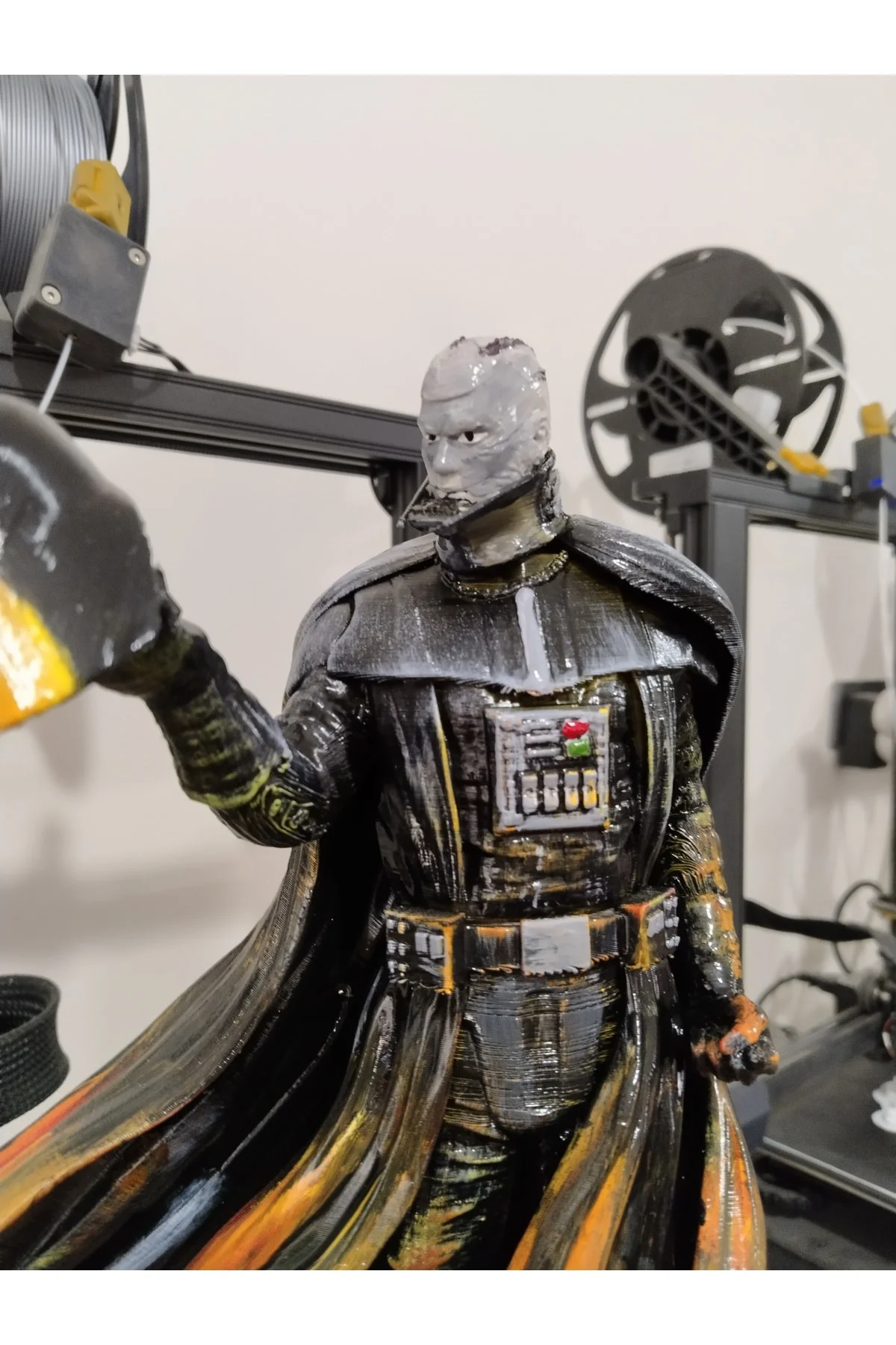 Darth Vader Karanlık Taraf Star Wars Boyalı Figür