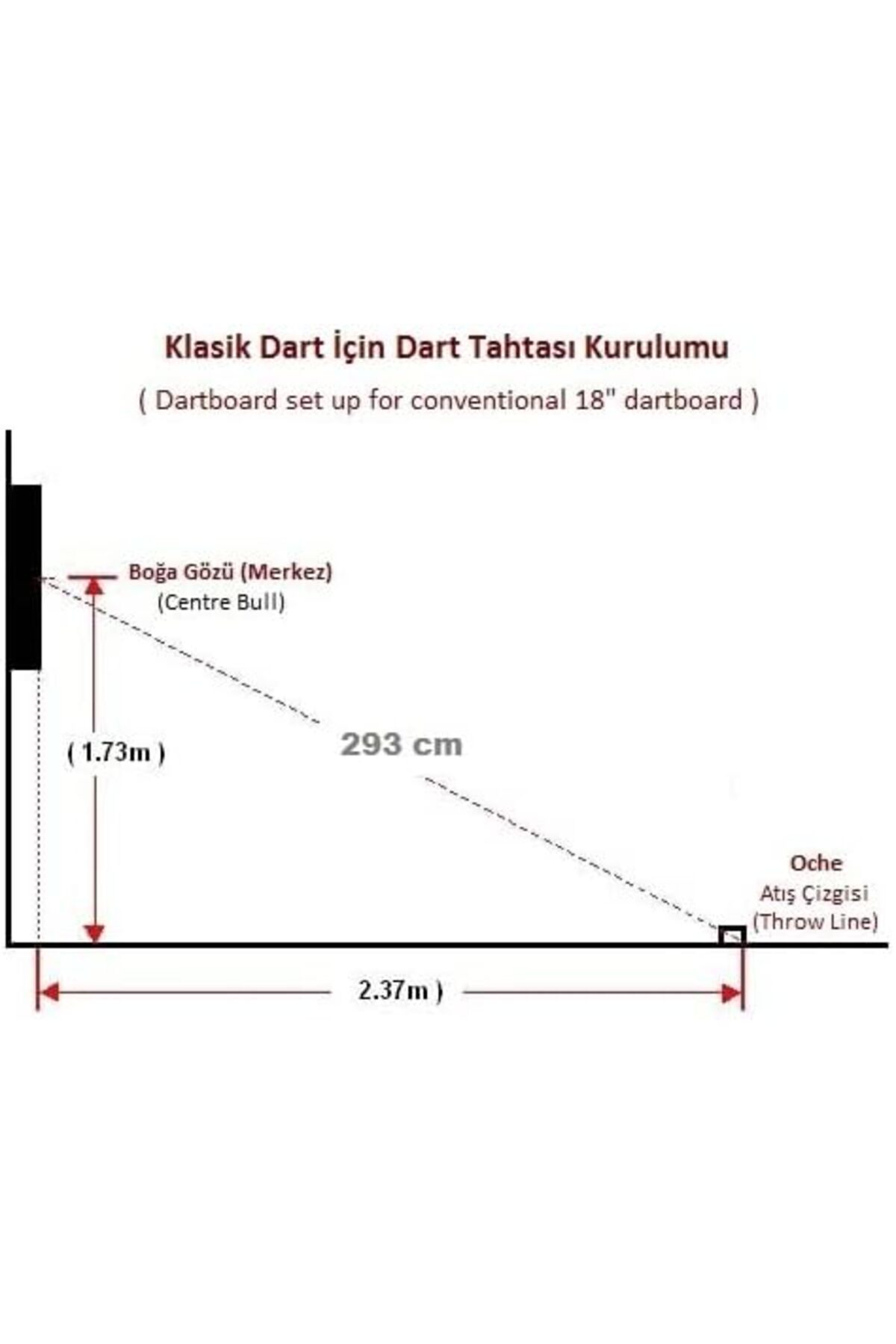 dartsan Raf Düzenekli Tripod Ayaklı Dart Arkalık Stand Seti. SİYA