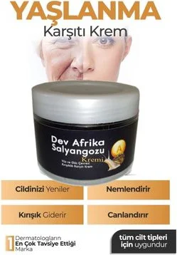 Das Dev Arfrika Salyangozu Kırşıklık Karşıtı Kremi 100 ml x 2 Adet - Kırışıklık Kremi