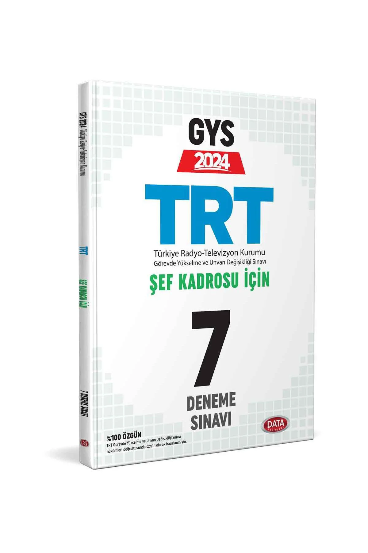 Data 2024 Gys Trt Şef Kadrosu 7 Deneme Görevde Yükselme