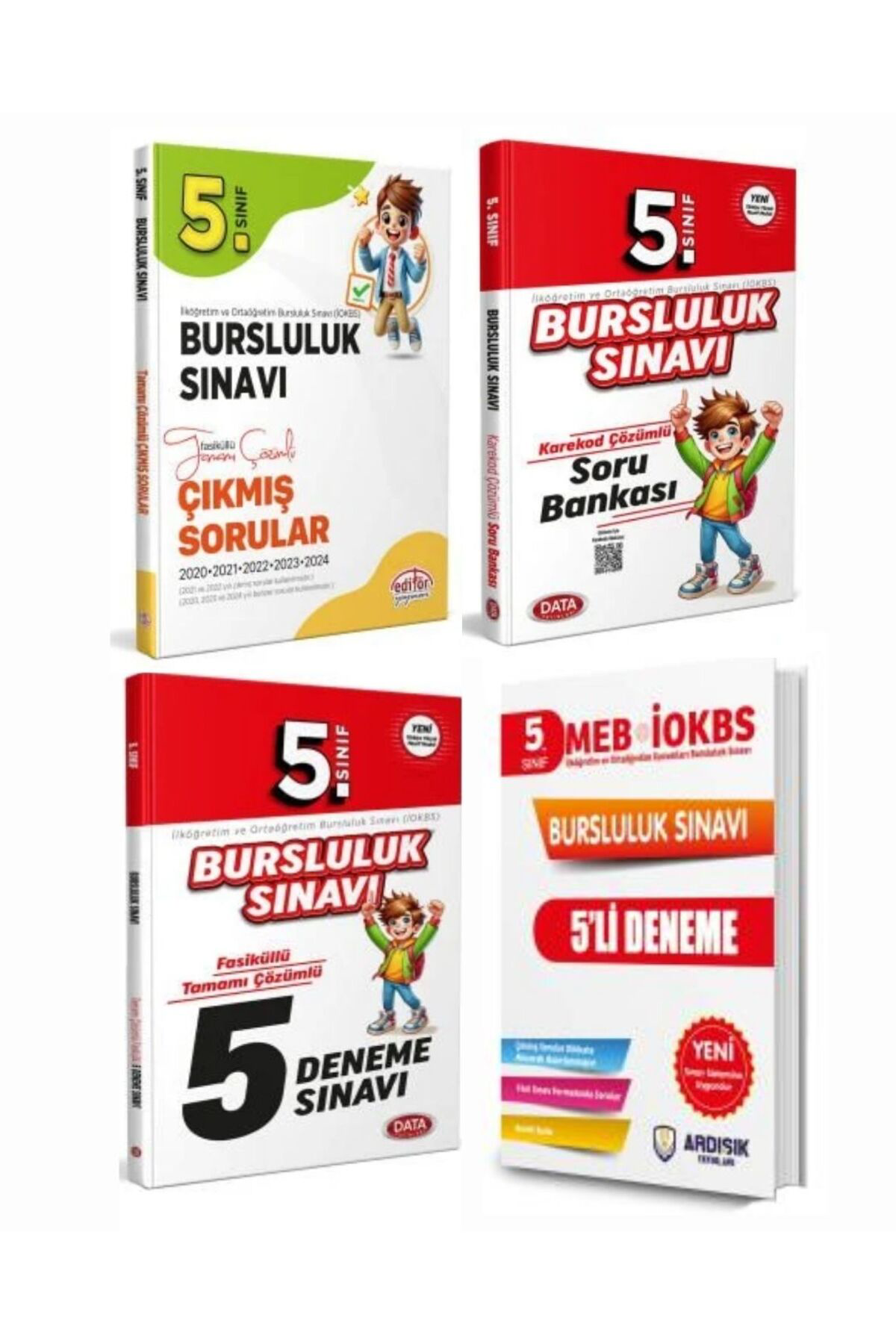 Data Yayinlari Data 2025 5. Sinif Bursluluk Soru Bankasi + Çikmiş Soru + 10 Dene