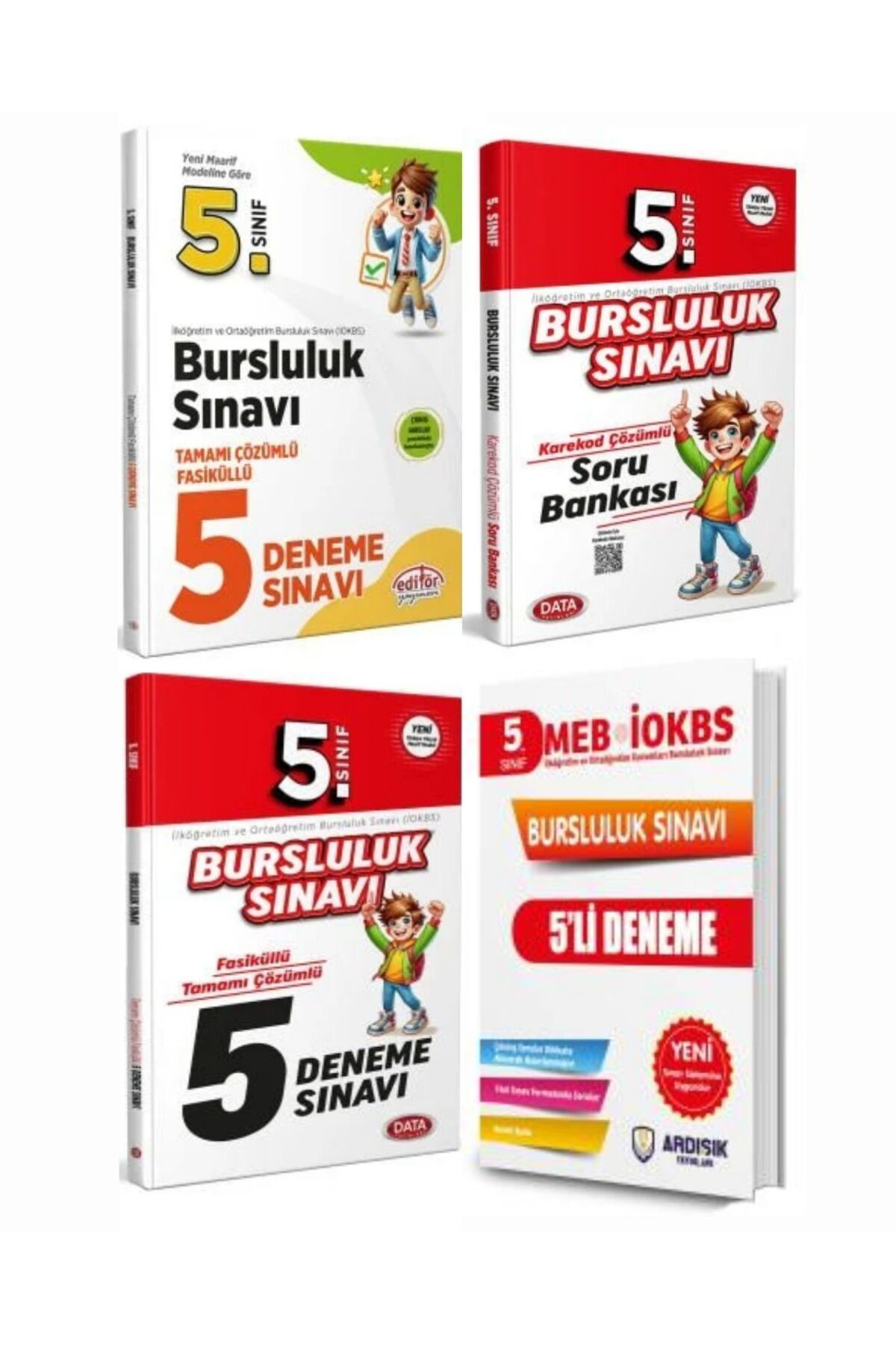 Data Yayinlari Data 2025 5. Sinif Bursluluk 15 Deneme + Soru Bankasi Data + Ardi