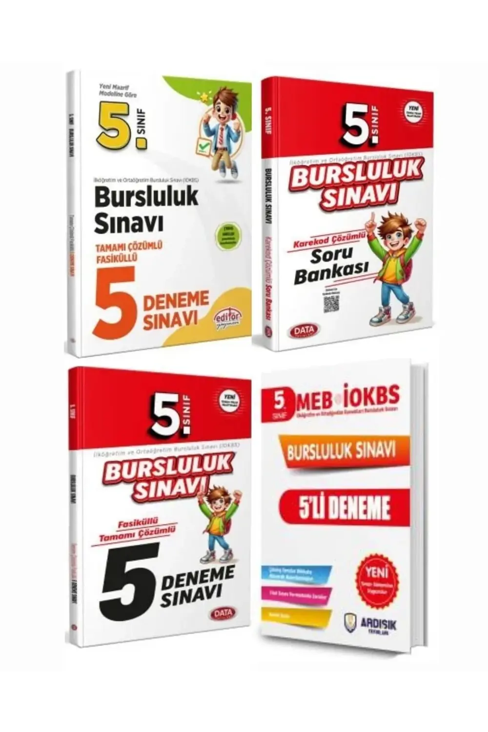 Data 2025 5. Sınıf Bursluluk 15 Deneme + Soru Bankası Data + Ardı