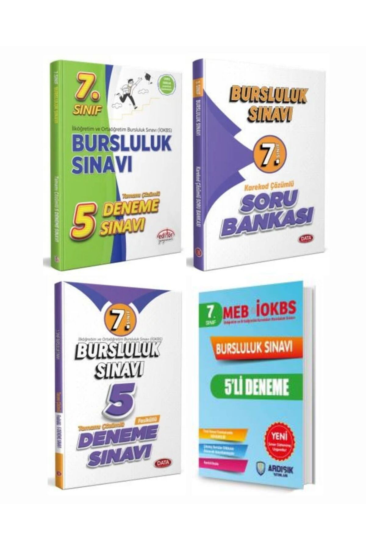 Data Yayinlari Data 2025 7. Sinif Bursluluk 15 Deneme + Soru Data + Ardişik