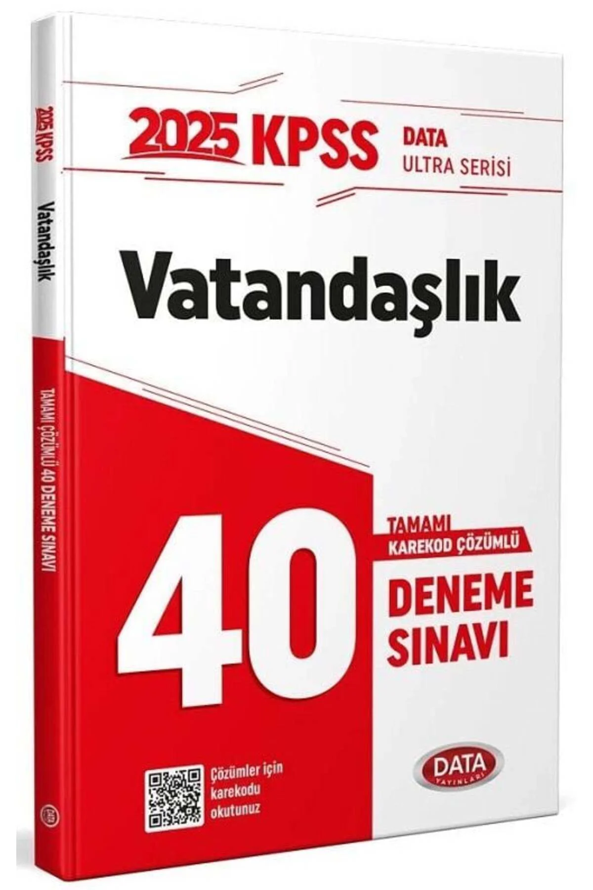 Data 2025 KPSS Vatandaşlık Ultra 40 Deneme Çözümlü Data Yayınları