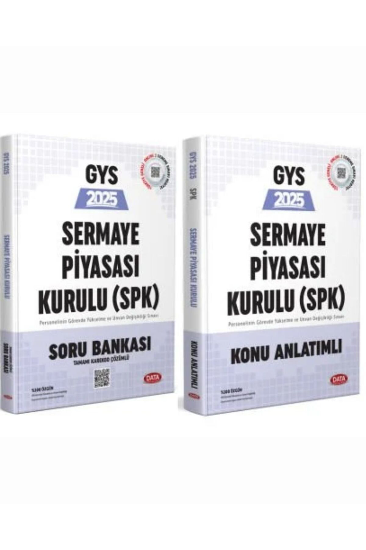Data Yayinlari Data 2025 Sermaye Piyasa Kurulu (Spk) Gys Soru + Konu 2 Li Set
