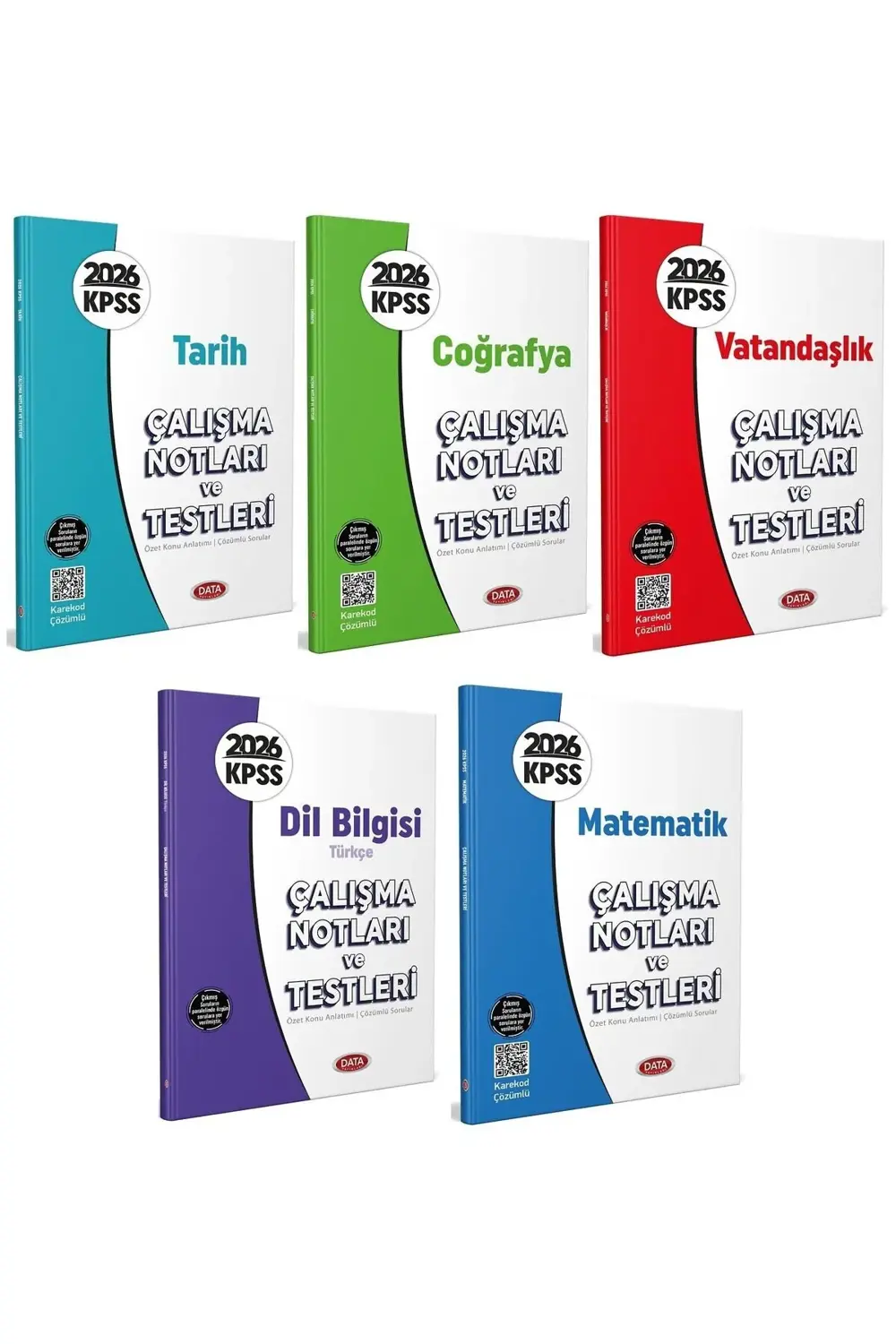 Data 2026 KPSS Genel Yetenek Genel Kültür Çalışma Notları ve Test