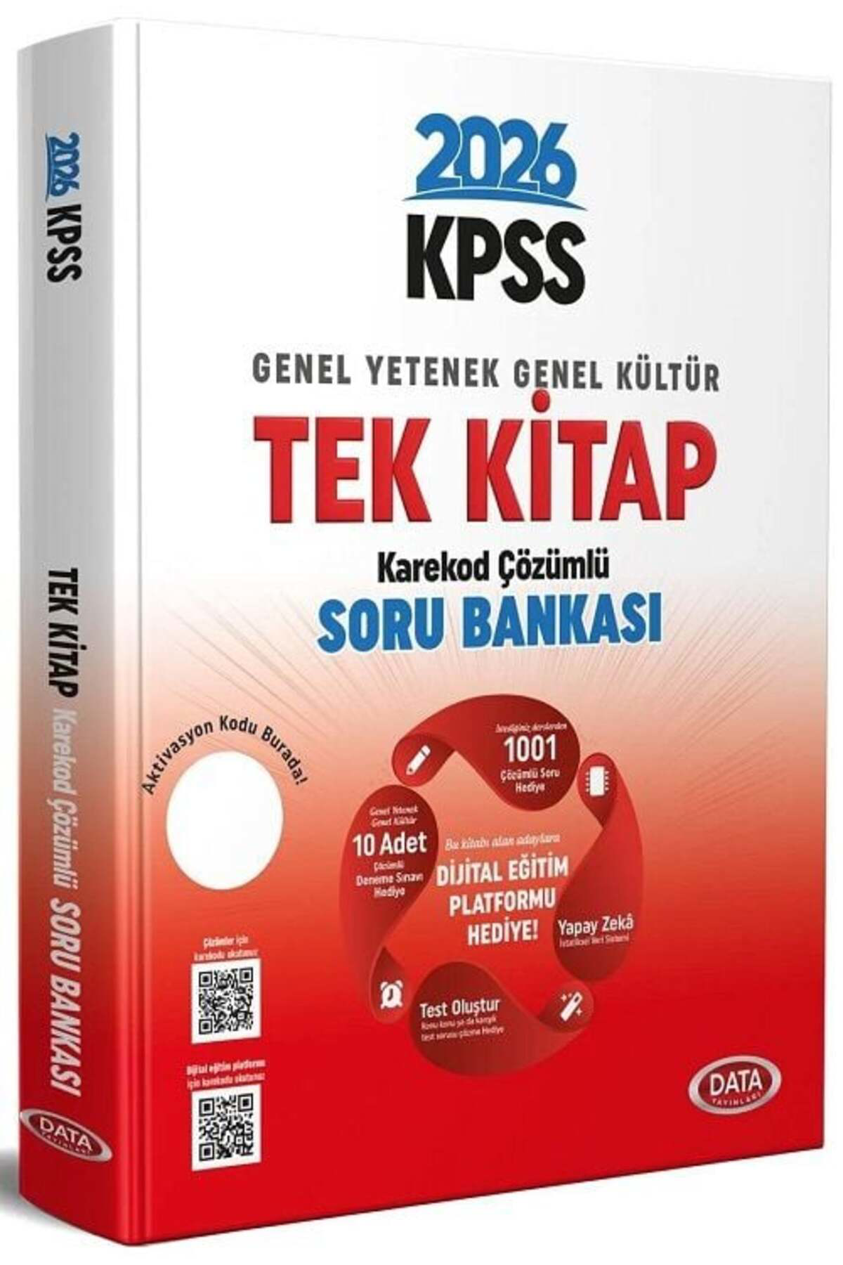 Data 2026 KPSS Genel Yetenek Genel Kültür Soru Bankası Tek Kitap 