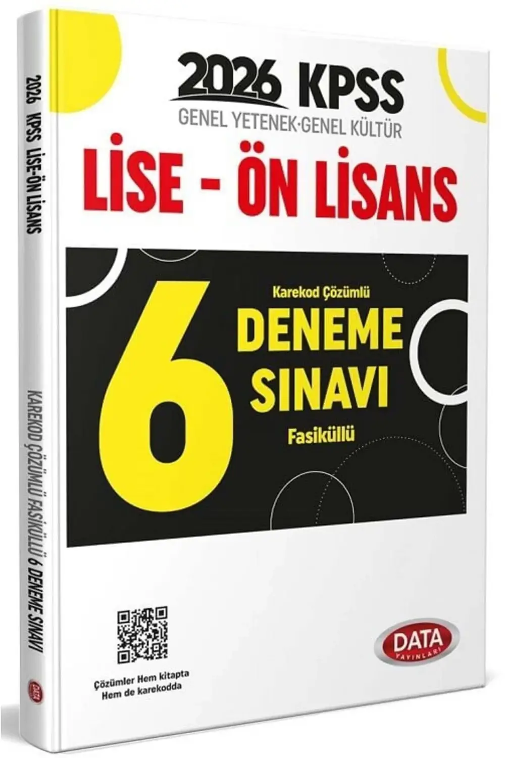 Data 2026 KPSS Lise Ön Lisans 6 Deneme Çözümlü