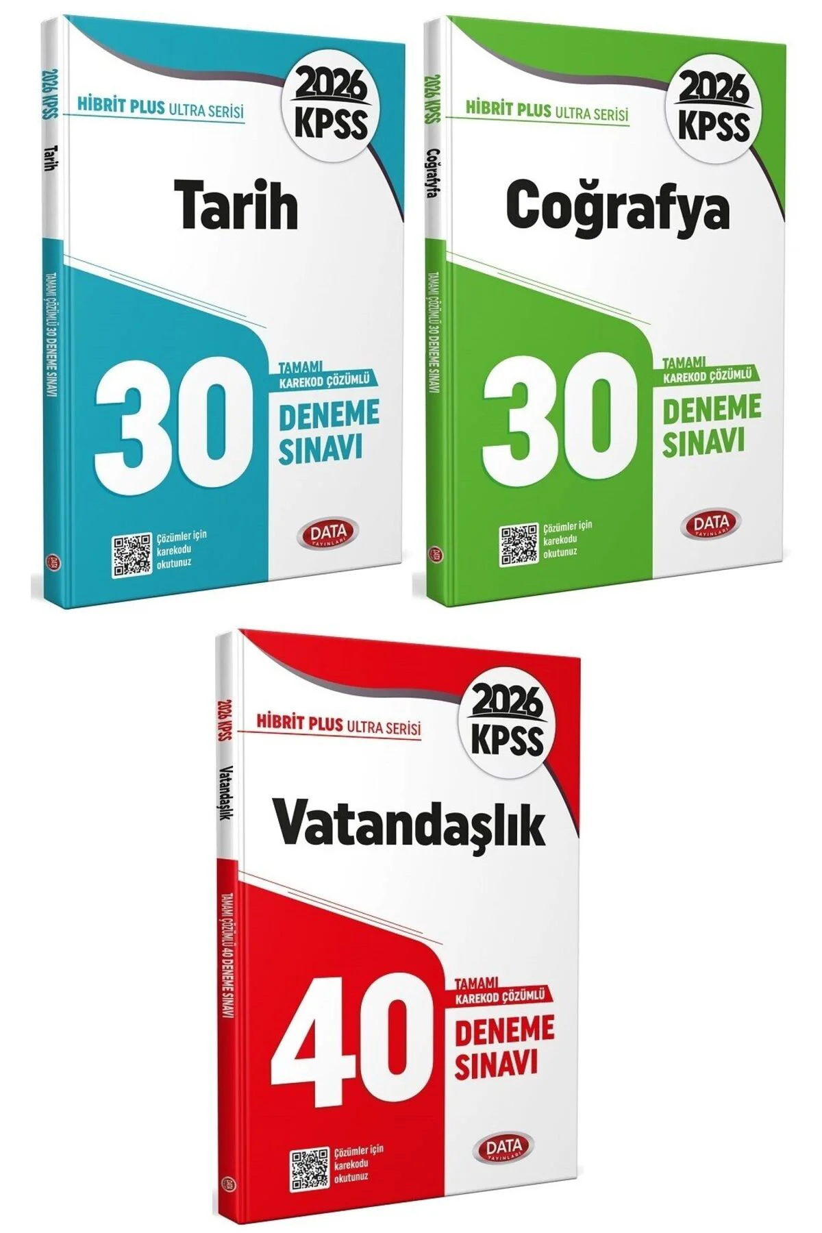 Data 2026 KPSS Tarih + Coğrafya + Vatandaşlık Ultra 100 Deneme 3 