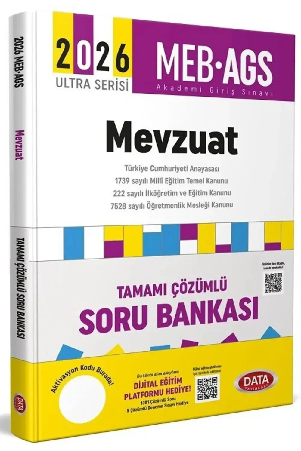 Data 2026 MEB-AGS Mevzuat Soru Bankası Çözümlü Ultra Serisi Data