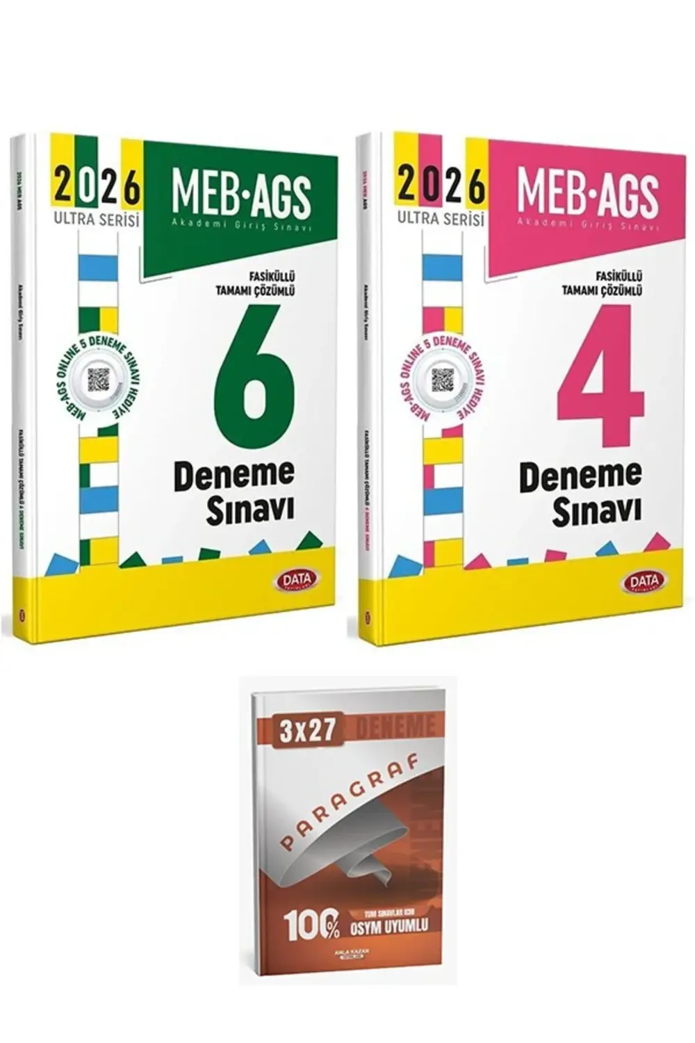 Data 2026 MEB-AGS Tüm Dersler 6+4 Deneme 2 li Set Anla Kazan Para
