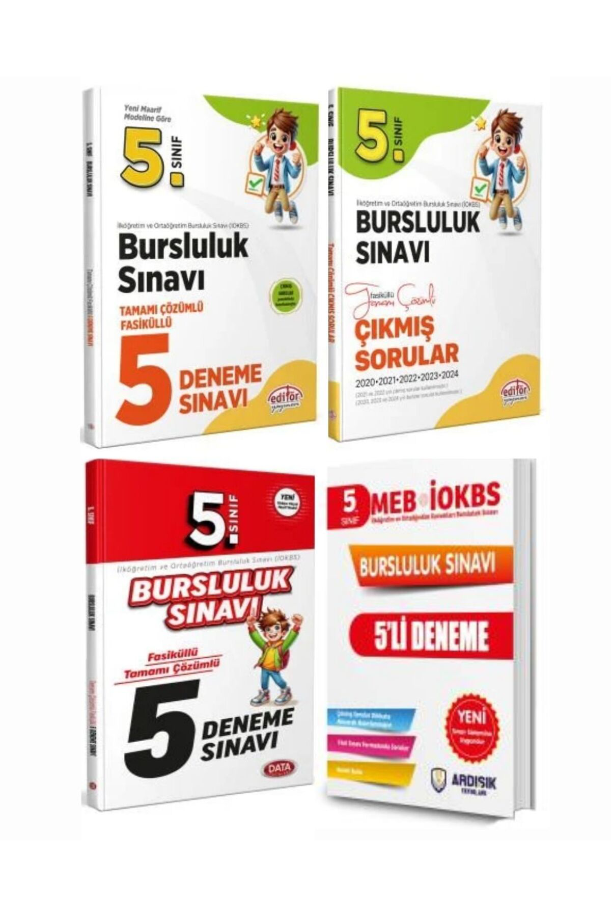 Data Yayinlari  2025 5. Sinif Bursluluk 5+5+5 Deneme İle Son 5 Yil