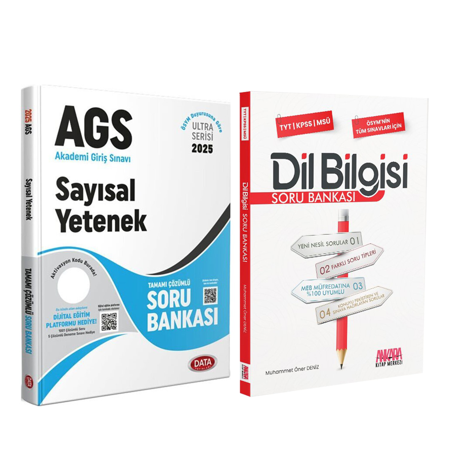 Data Yayınları 2025 AGS Ultra Serisi Sayısal Yetenek ve AKM Dil B
