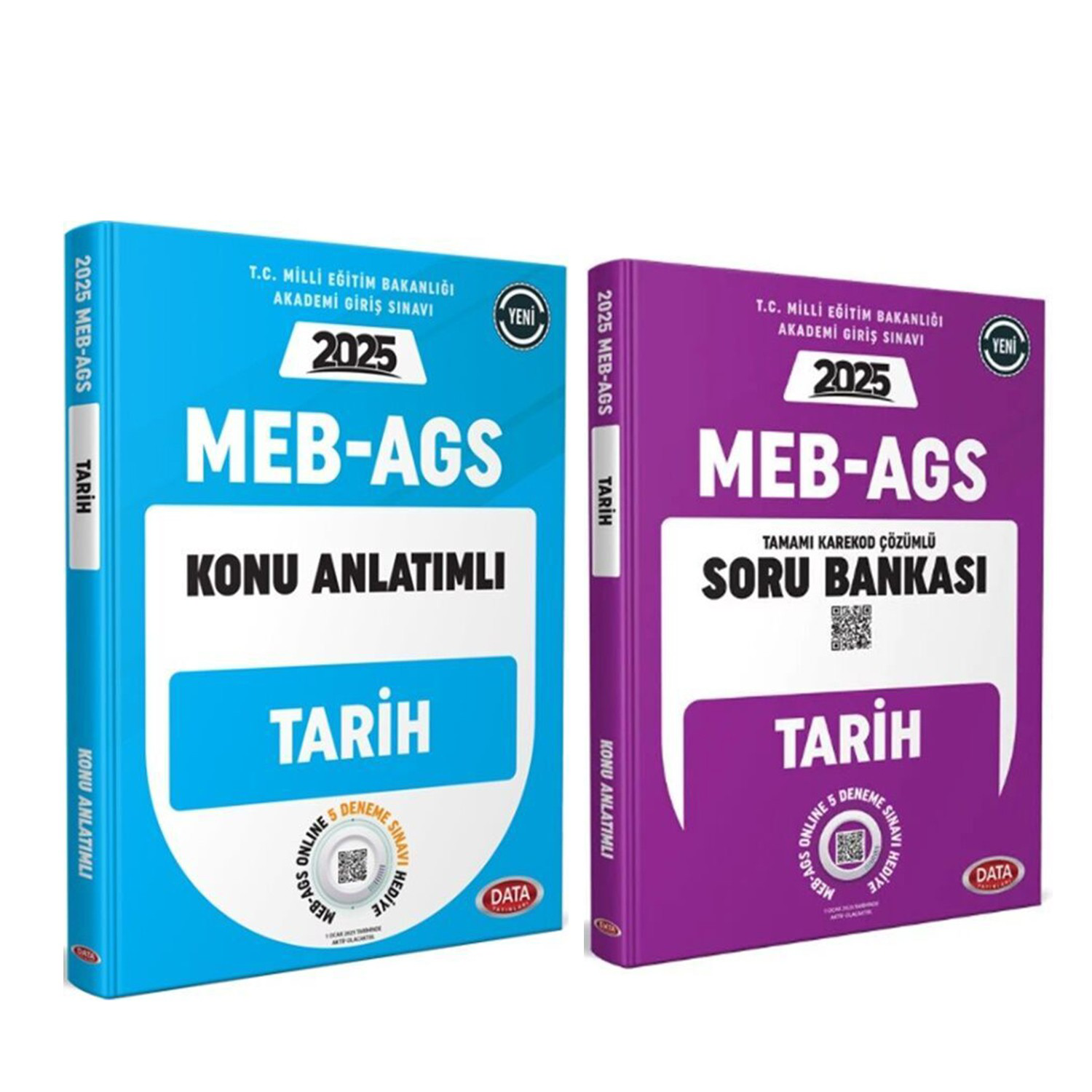Data Yayınları 2025 MEB AGS Tarih Konu ve Soru Bankası Seti 2 Kit