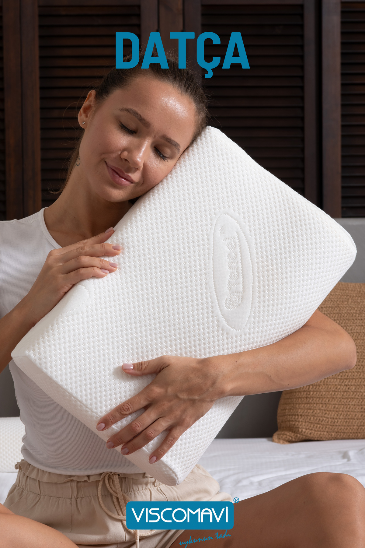Datça Ergonomik & Ortopedik| Boyun destekli |Doğal Lif Kılıflı |A