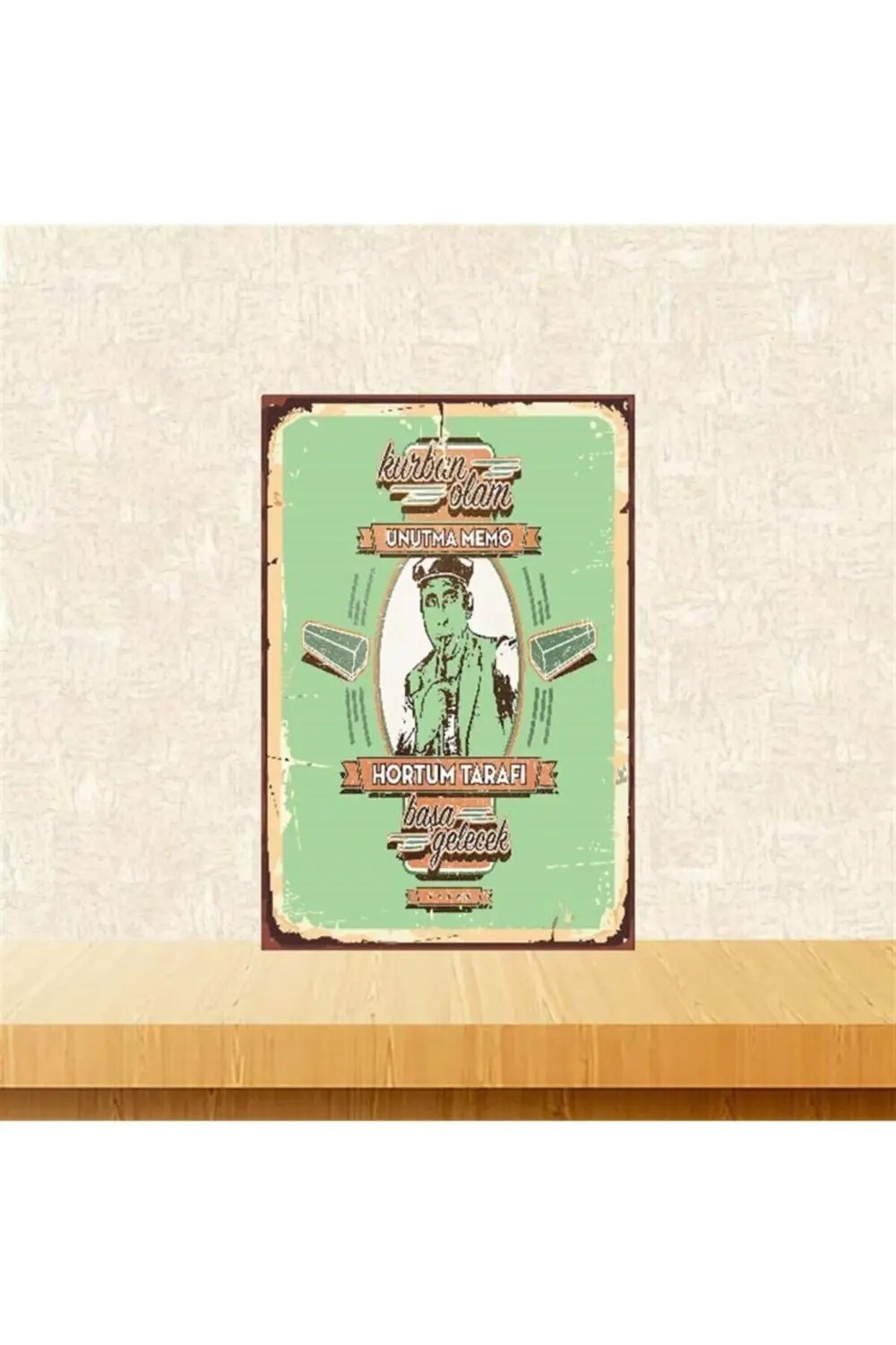 Davaro Hortum Tarafı Başa Gelecek Şener Şen 20-30 Cm Retro Ahşap 