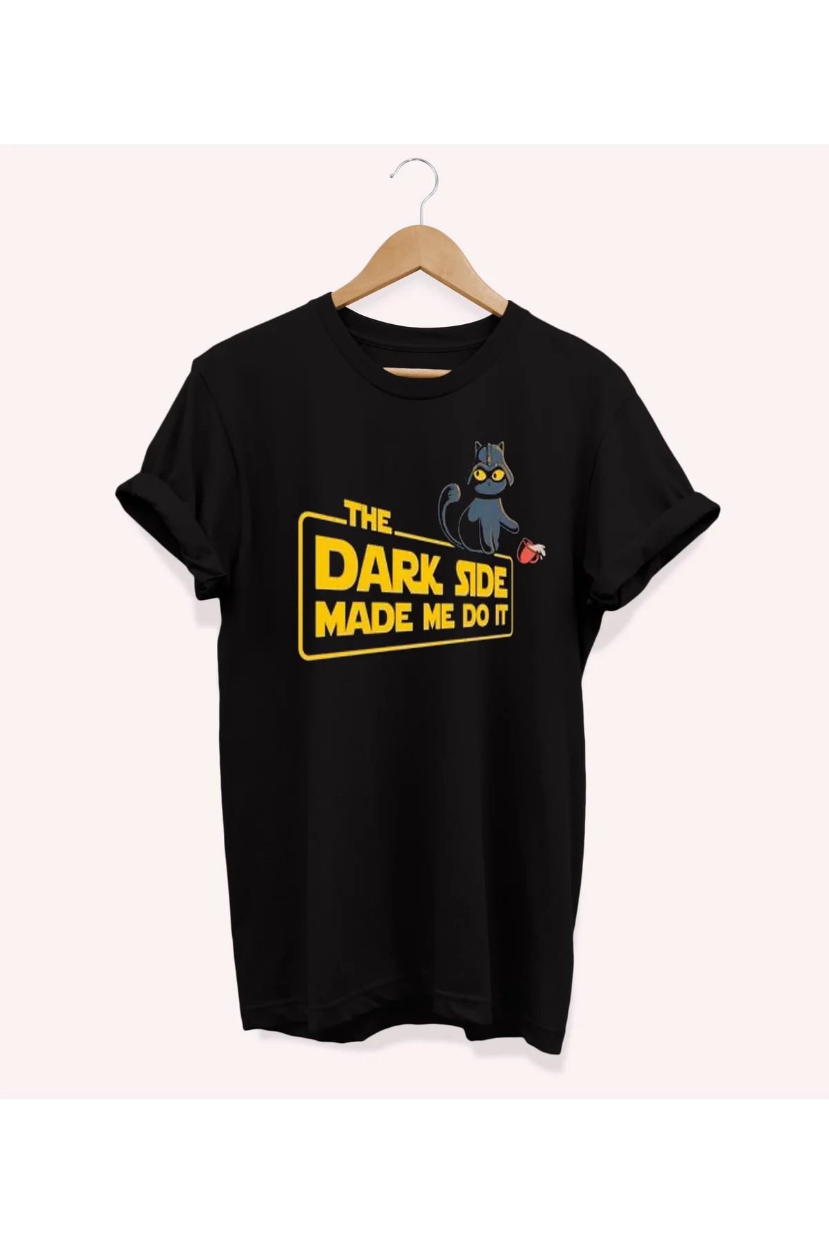 , Davy Jones Baskılı, %100 Pamuk, Bisiklet Yaka, Basic T-shirt, N