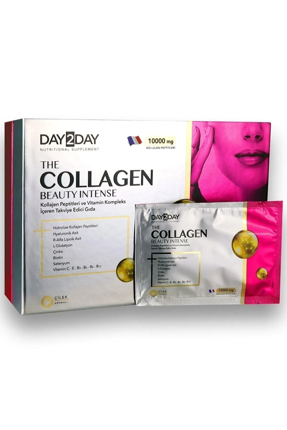 Day2Day The Collagen Beauty Intense Çilek Aromalı 30 Saşe
