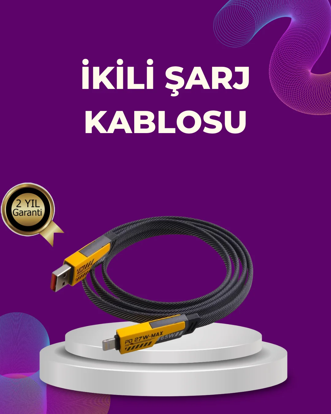 Dayanıklı 4’ü 1 Arada Çok Fonksiyonlu Hızlı Şarj Veri Kablosu Dayanıklı 4’ü 1 Arada Çok Fonksiyonlu Hızlı Şarj Veri Kablosu