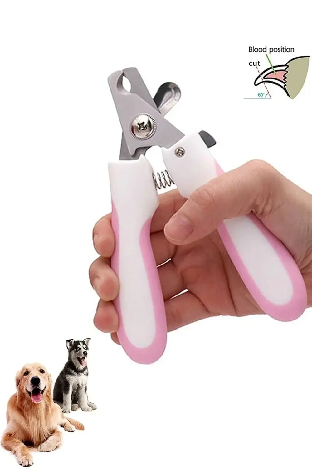 Dayanıklı Çelik Kedi ve Köpek Tırnak Makası Profesyonel Tırnak Ba