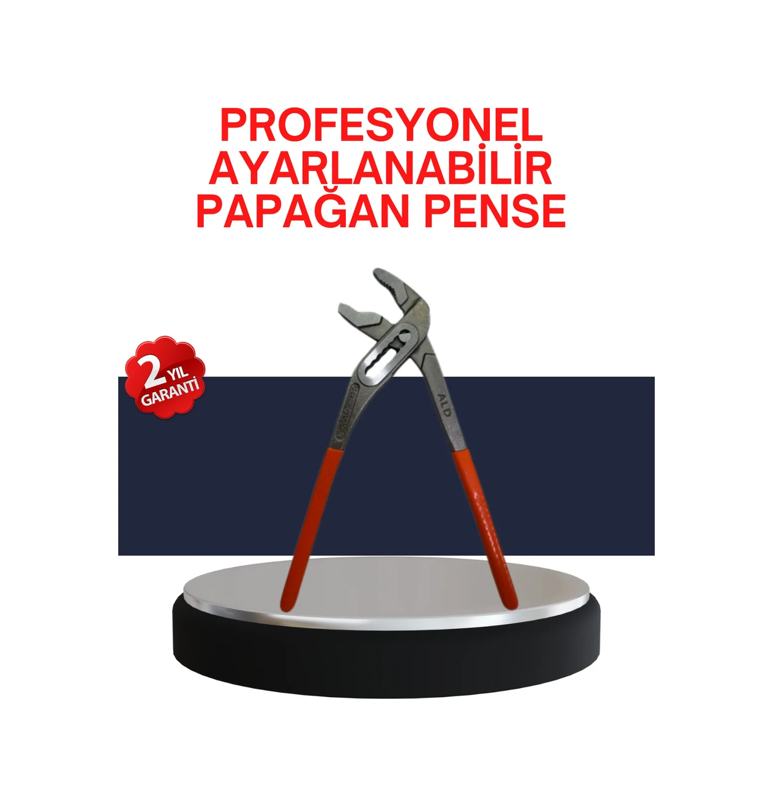 Dayanıklı Çelik Papağan Pense Ergonomik Yalıtımlı Sap - Lisinya