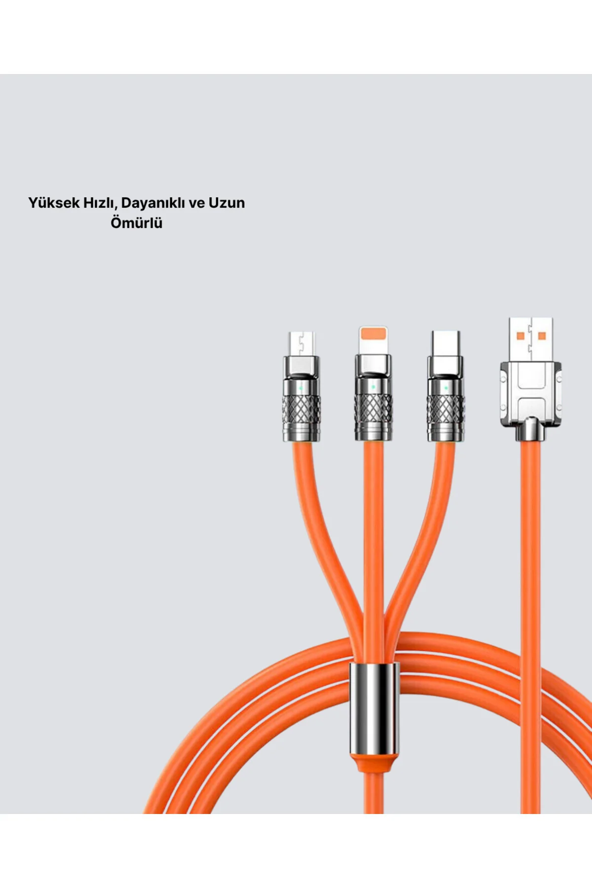 Dayanıklı Hızlı Şarj Kablosu – Esnek, Kırılmaz ve Yüksek Hızlı Ve