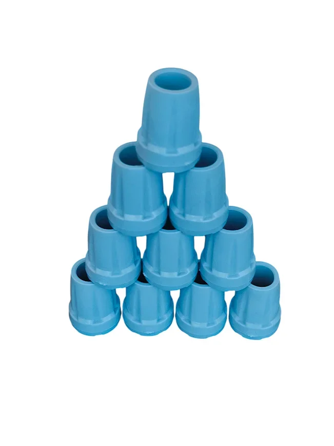 Dayanıklı Kaymaz Baston Lastiği 10'lu Set Sağlık Destek Ürünü