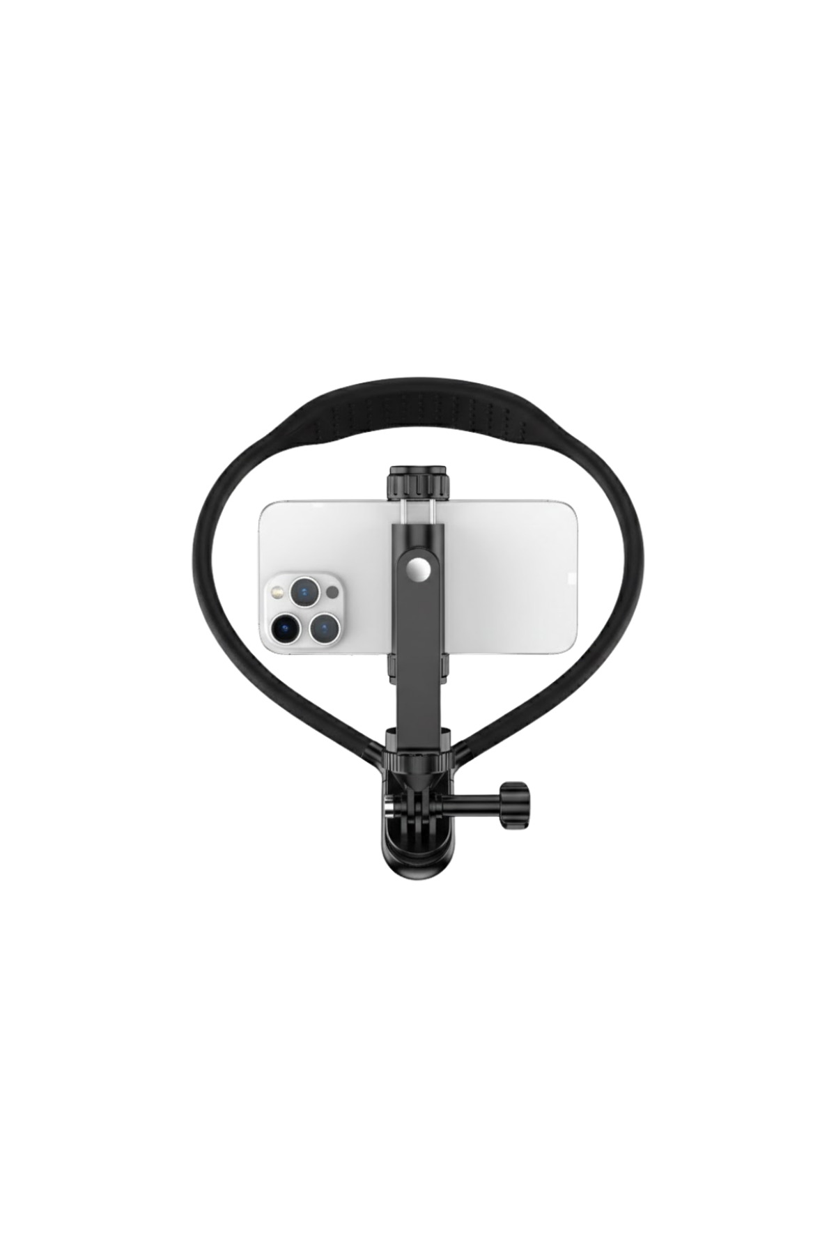 Dayanıklı Metal Destekli Boyun Telefon Tutucu Seyahat ve Spor Kul