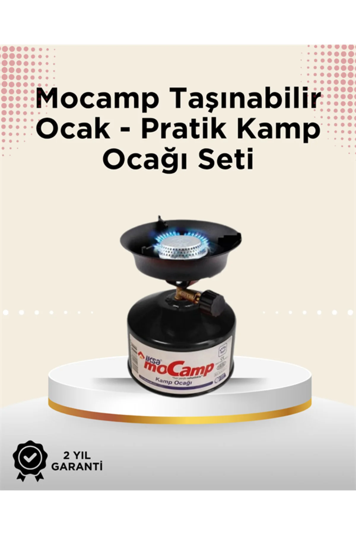 Dayanıklı, Paslanmaz ve Yüksek Isı Dayanımlı Kamp Ocağı – Uzun Sü