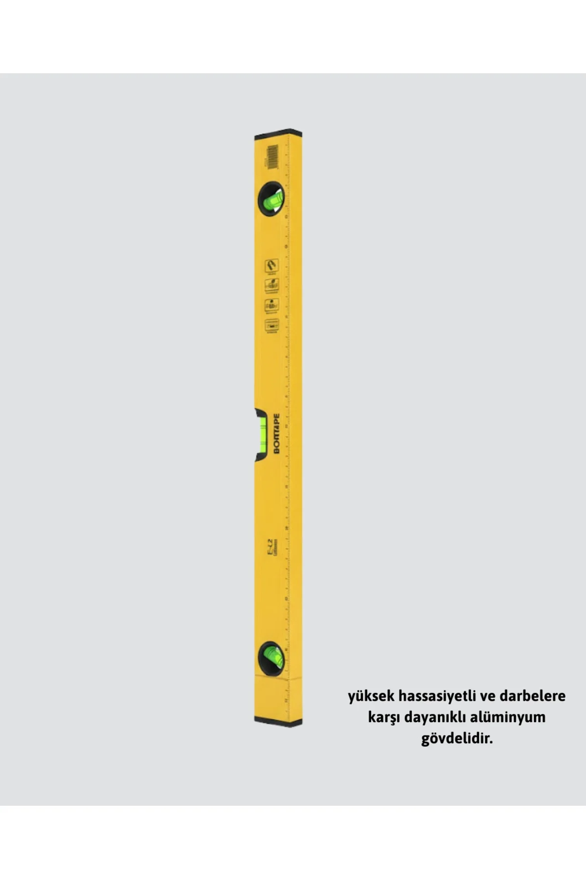 Dayanıklı Plastik Gövdeli 600 mm Su Terazisi