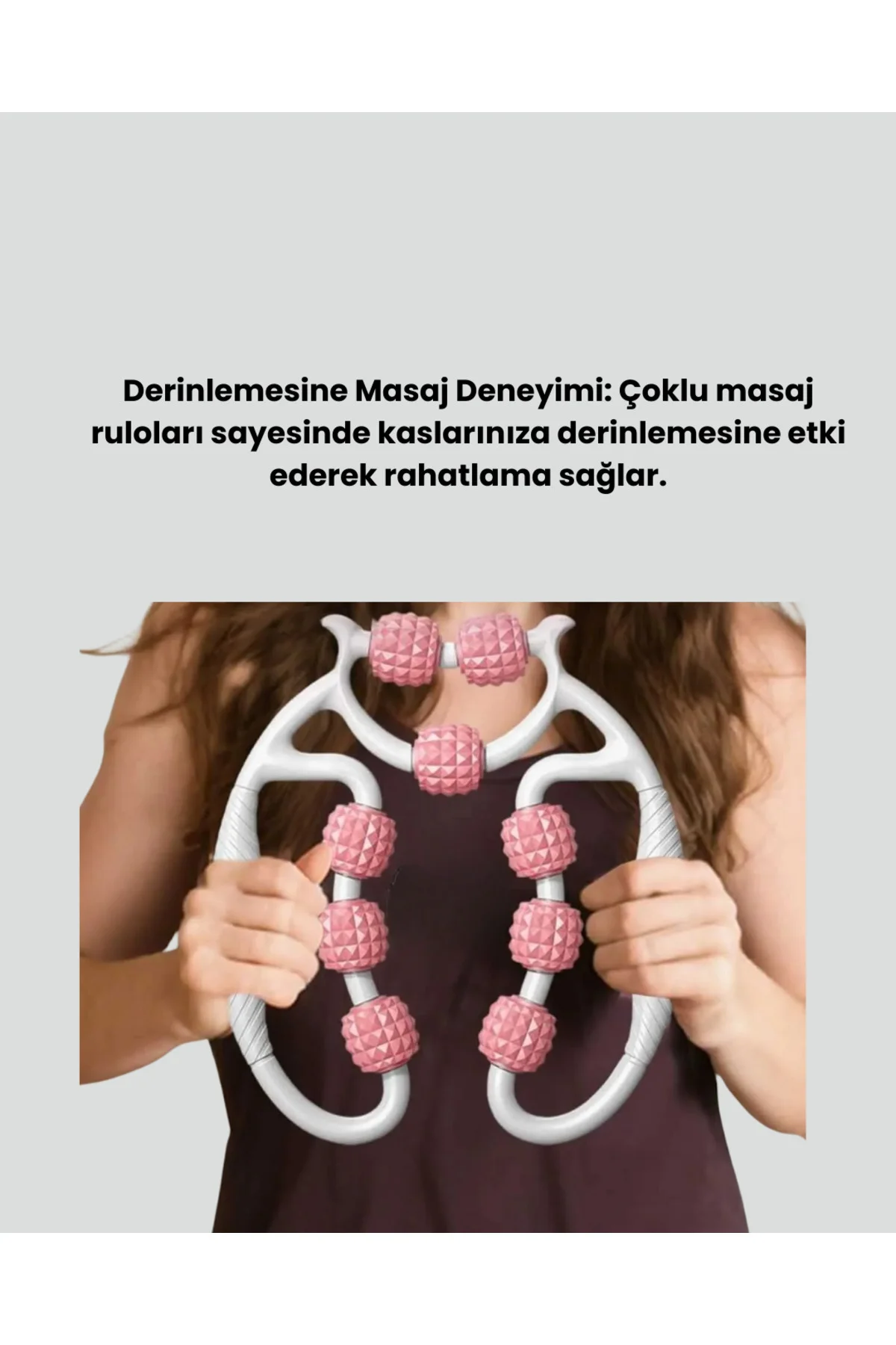 Dayanıklı Plastik Kas Masaj Rulosu Selülit Karşıtı Dayanıklı Plastik Kas Masaj Rulosu Selülit Karşıtı - Görsel 2