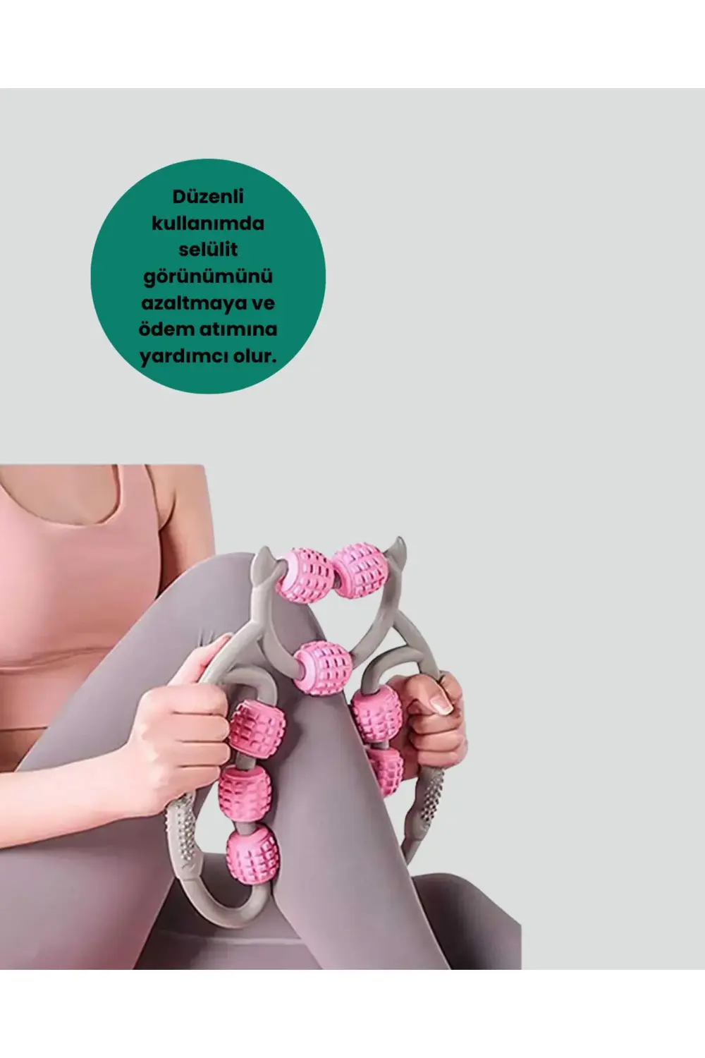 Dayanıklı Plastik Kas Masaj Rulosu Selülit Karşıtı