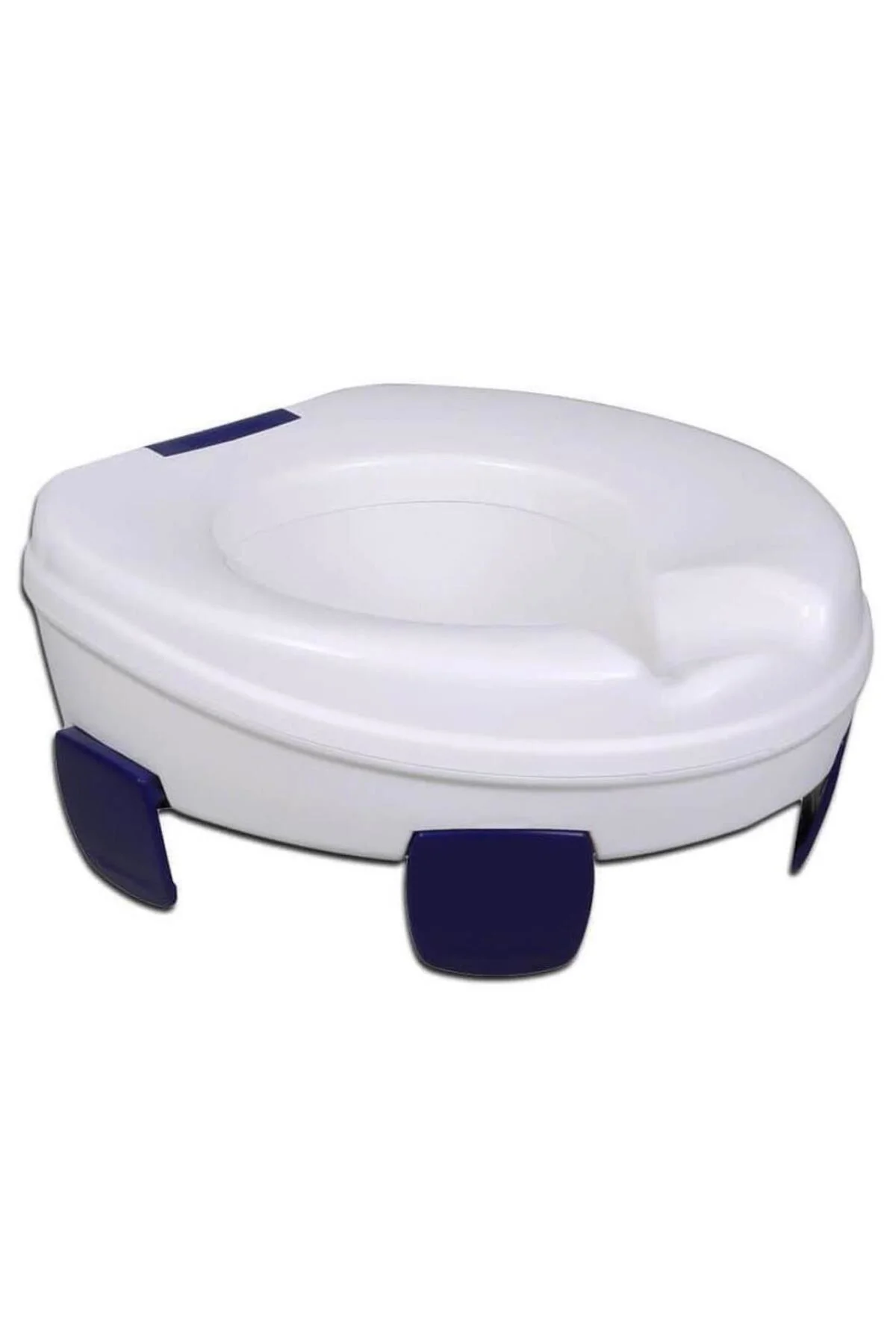 Dayanıklı Sağlam Kapaksız Tuvalet Yükseltici Oval Yapıda Klozetle