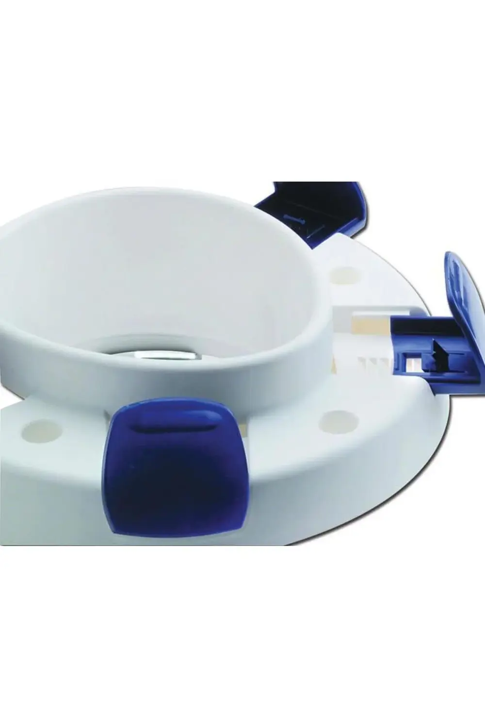 Dayanıklı Sağlam Kapaksız Tuvalet Yükseltici Oval Yapıda Klozetle