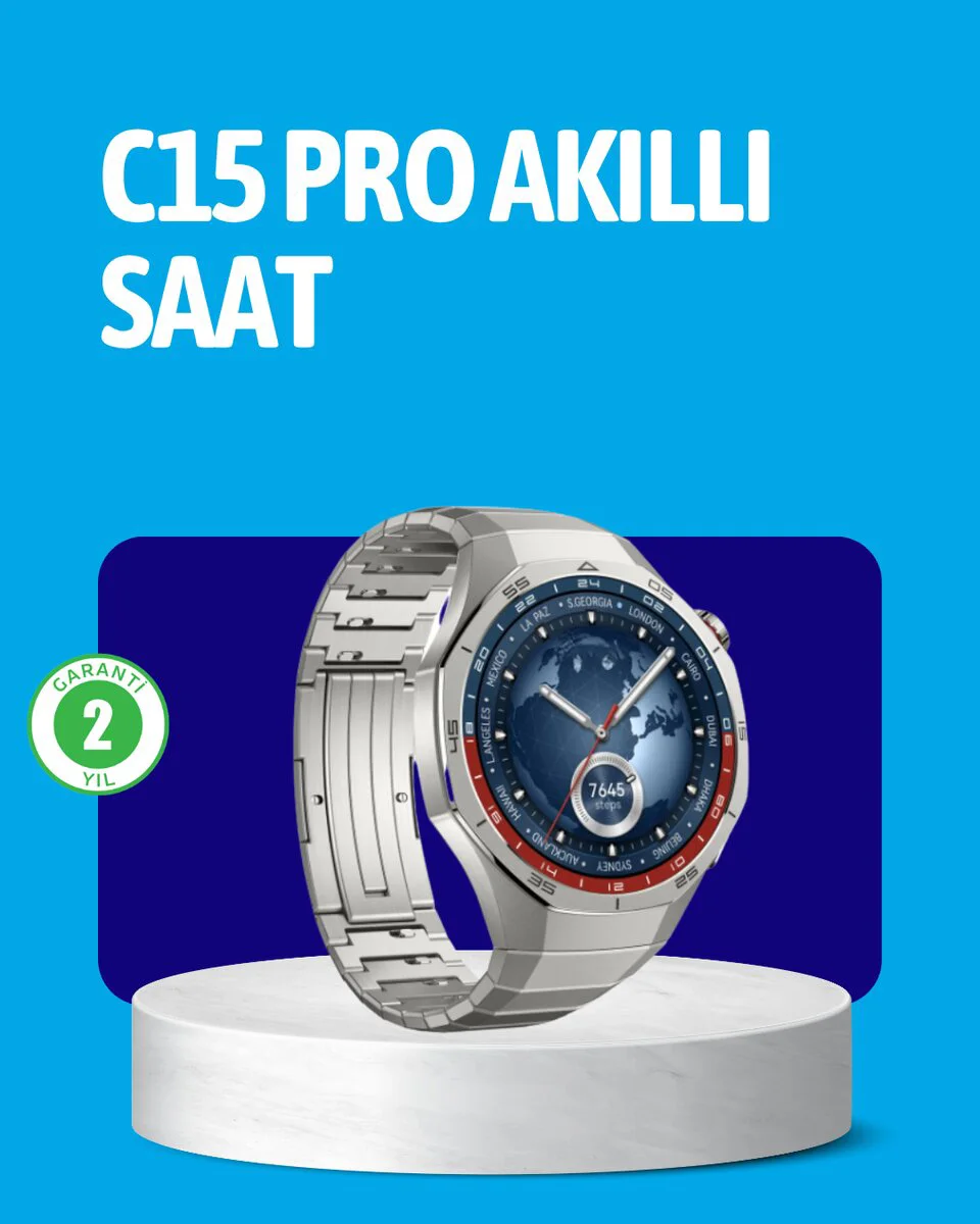 Dayanıklı Şarjlı Akıllı Saat - Kalp Takibi ve Spor İçin Fiyatı, Yorumları ve Özellikleri