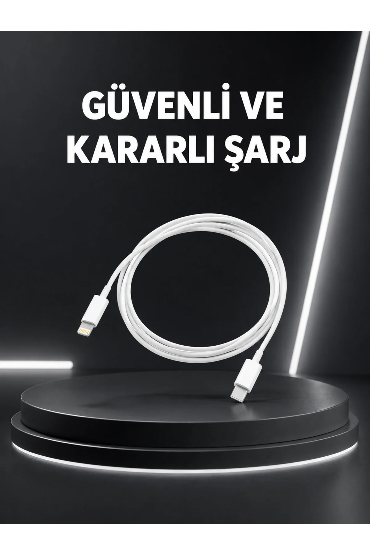 Dayanıklı Tpe Lightning Kablo – 30W Hızlı Şarj Ve Veri Transferi Dayanıklı Tpe Lightning Kablo – 30W Hızlı Şarj Ve Veri Transferi