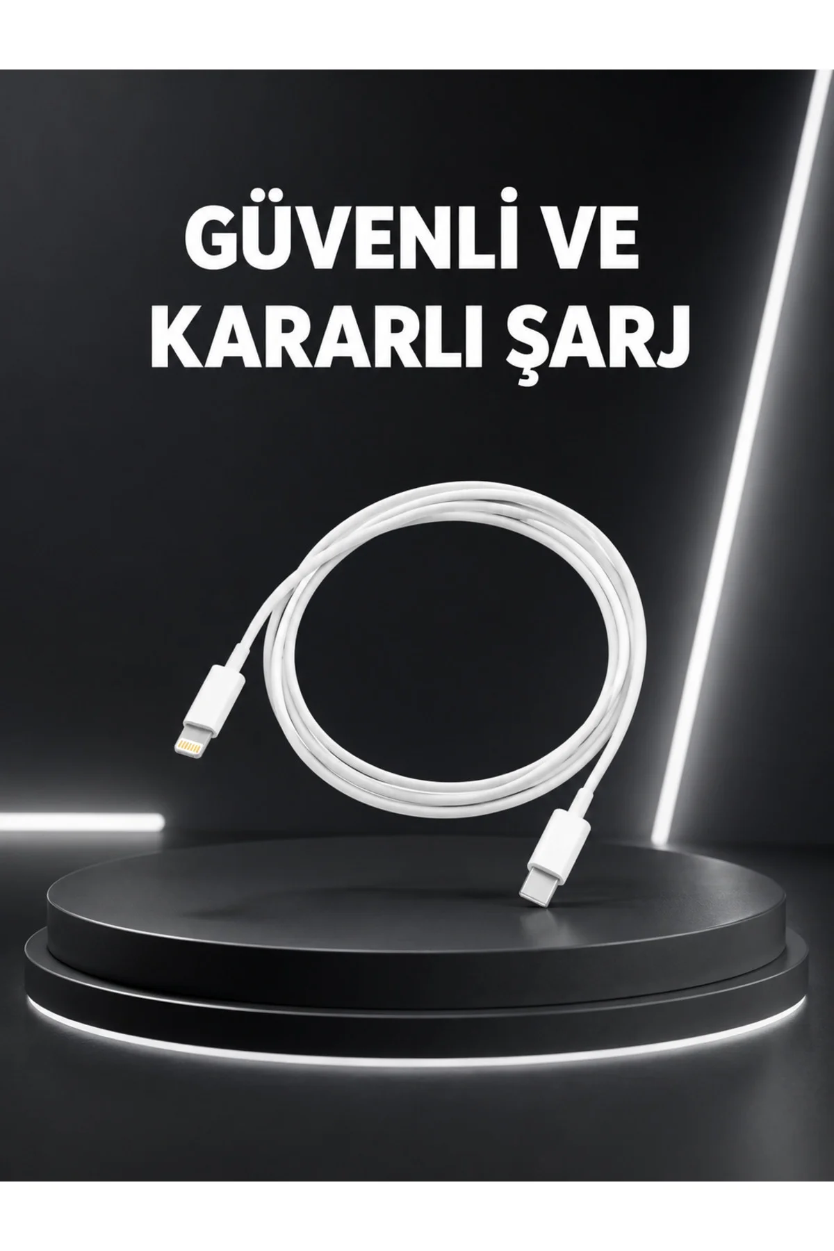 Dayanıklı TPE Lightning Kablo – 30W Hızlı Şarj ve Veri Transferi Dayanıklı TPE Lightning Kablo – 30W Hızlı Şarj ve Veri Transferi