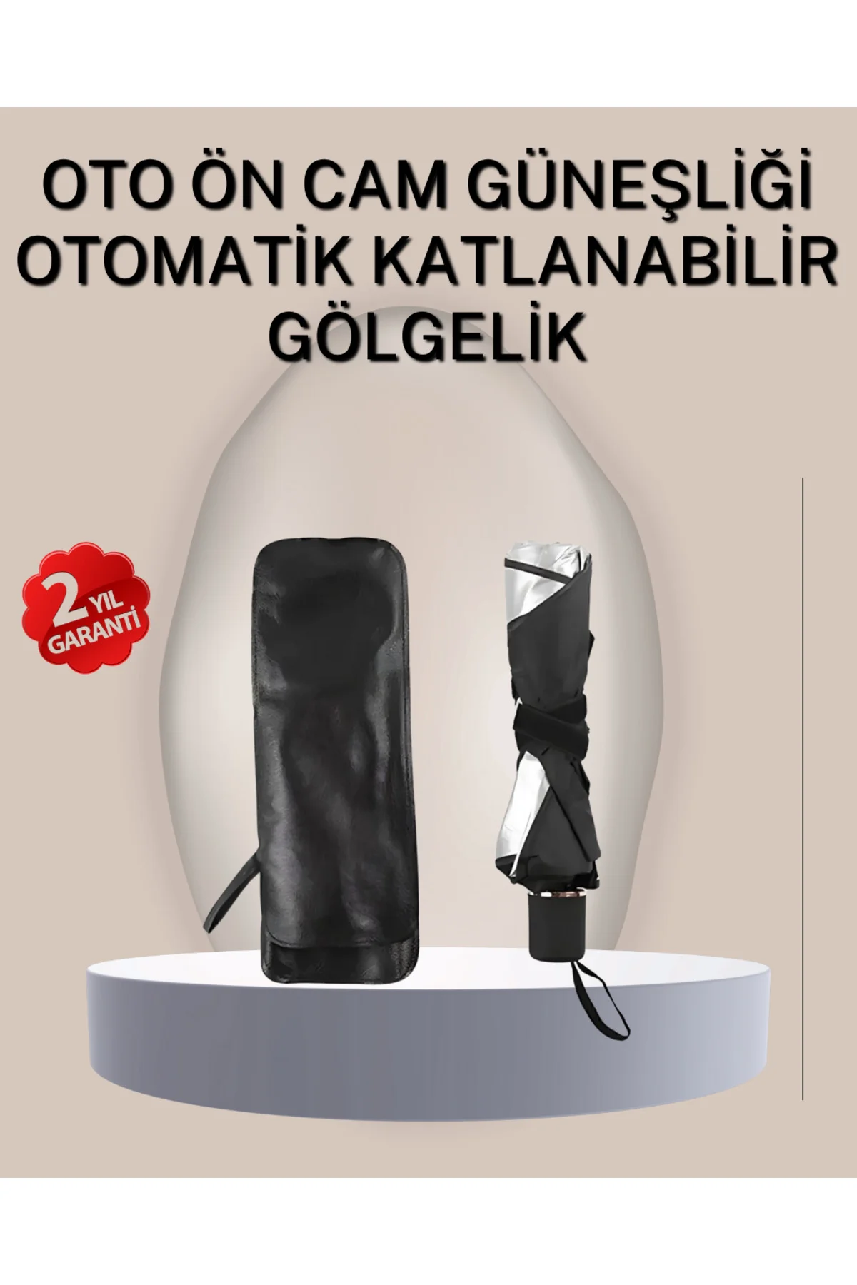 Dayanıklı UPE Alaşımlı Şemsiye Tipi Araç Güneşliği - Kolay Katlan