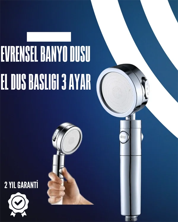 Dayanıklı ve Ergonomik Tasarımlı Ayarlanabilir El Duş Başlığı Fiyatı, Yorumları ve Özellikleri