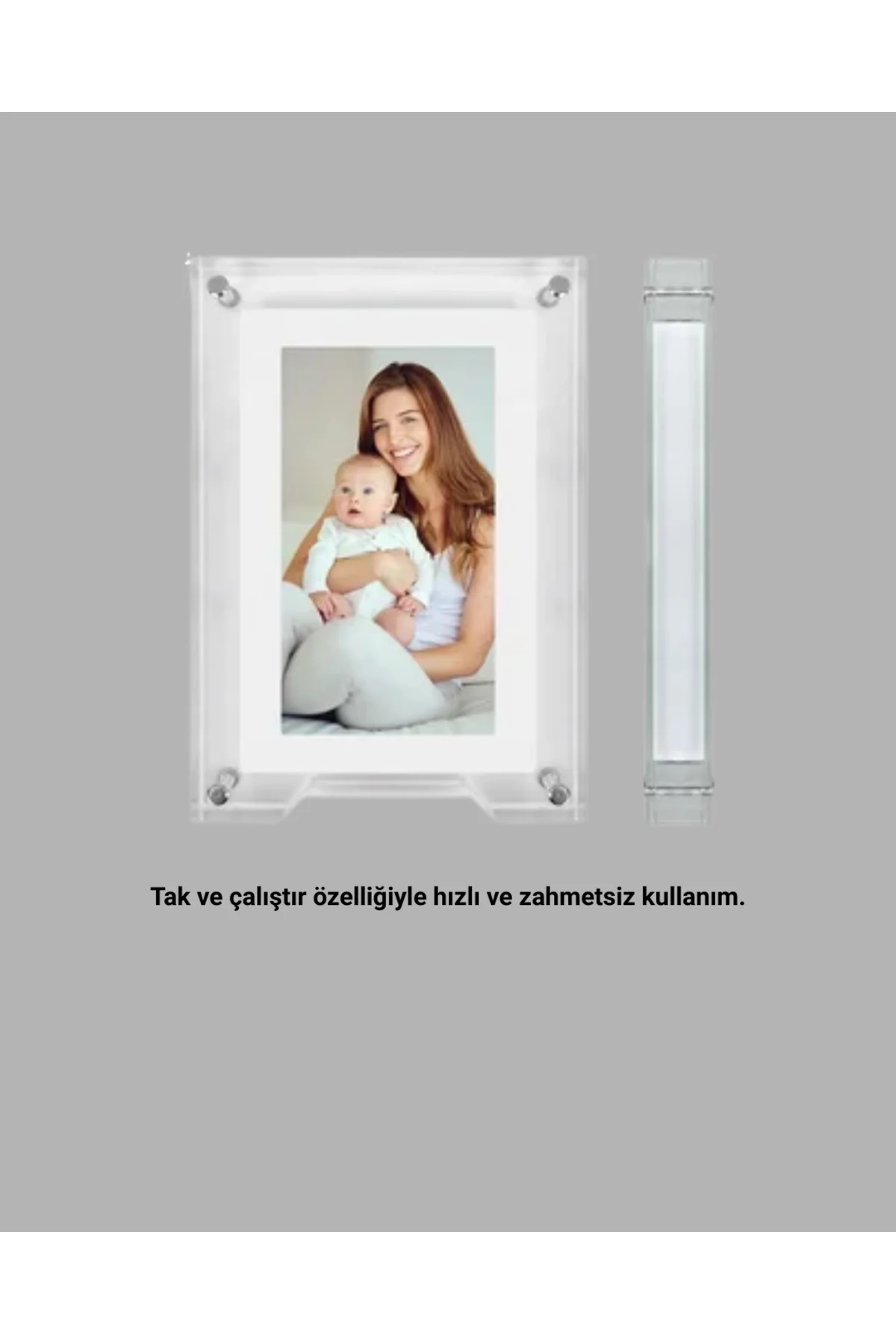 Dayanıklı ve Hafif Tasarım – 7 İnç Dijital Fotoğraf Çerçevesi Ev Dayanıklı ve Hafif Tasarım – 7 İnç Dijital Fotoğraf Çerçevesi Ev