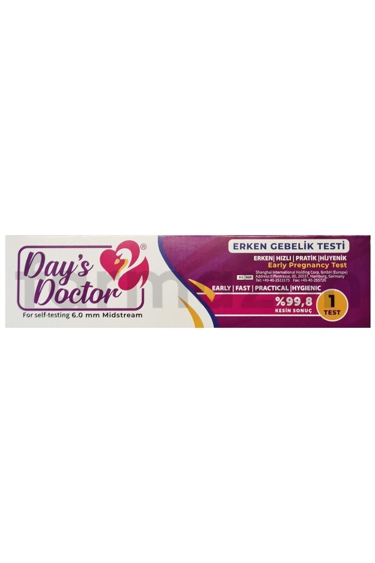 Day's Doctor Early Erken Gebelik Testi %99.8 Kesin Sonuç X3
