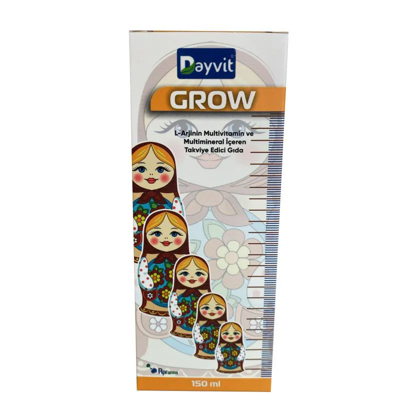 Dayvit Grow L Arjinin Multivitamin Sıvı 150ml Fiyatı, Yorumları ve Özellikleri