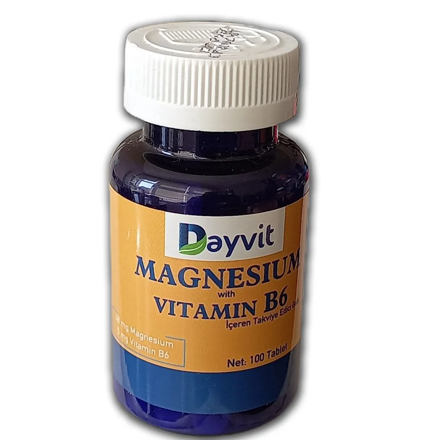 Dayvit Magnesium with Vitamin B6 100 Tablet Fiyatı, Yorumları ve Özellikleri